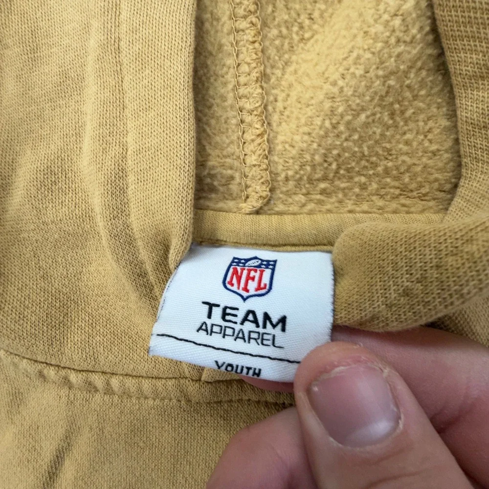NFL Team Apparel‎ New Orleans Saints Youth XL Hoodie Gold Fleur-de-lis Pullover